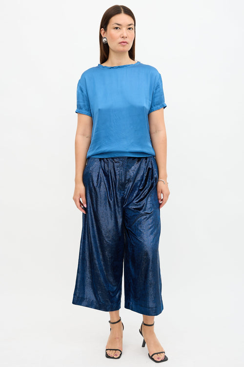 Nili Lotan Satin T-Shirt