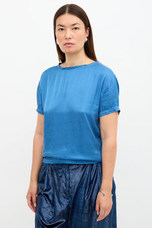 Nili Lotan Satin T-Shirt