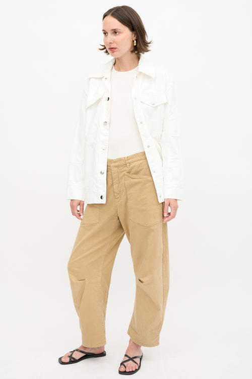 Nili Lotan Shon Barrel Trouser