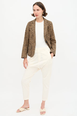 Nili Lotan Twill Paris Drop Seat Trouser
