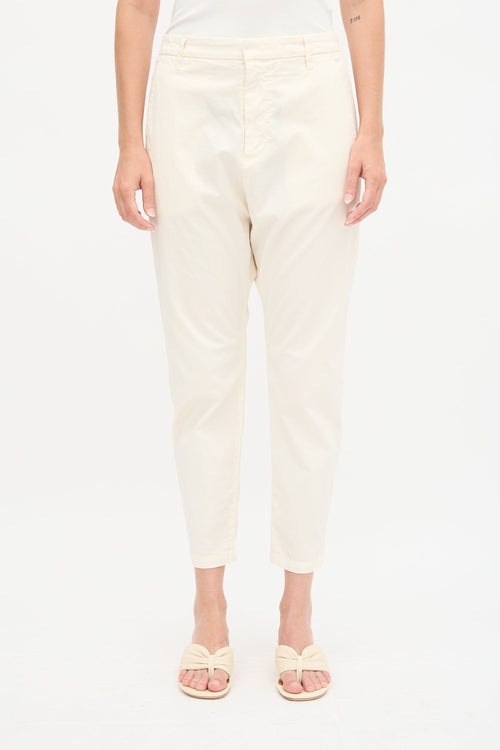 Nili Lotan Twill Paris Drop Seat Trouser