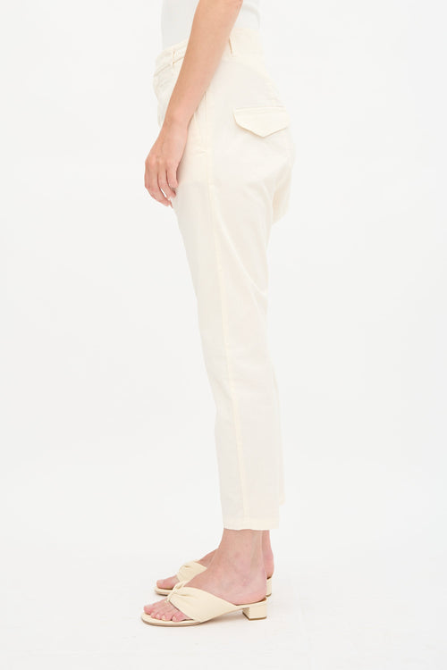 Nili Lotan Twill Paris Drop Seat Trouser