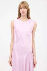 Nina Ricci Satin Asymmetric Dress