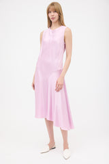 Nina Ricci Satin Asymmetric Dress