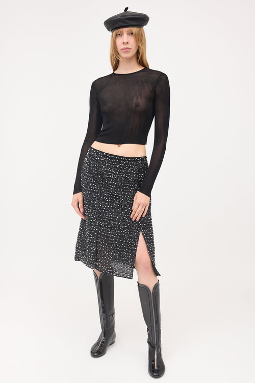 Nina Ricci Wool & Silk Skirt