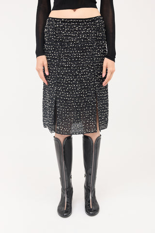 Nina Ricci Wool & Silk Skirt