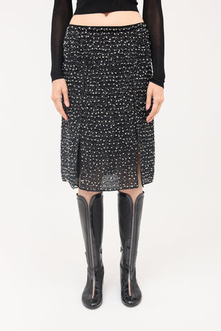 Nina Ricci Wool & Silk Skirt