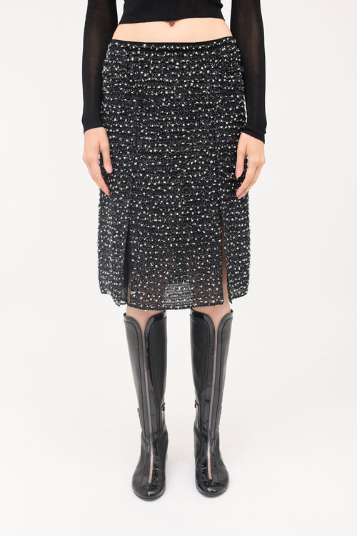 Nina Ricci Wool & Silk Skirt