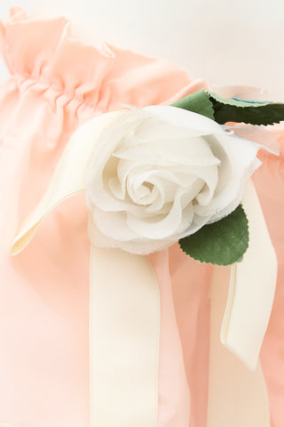 Nina Ricci Vintage Ruffled Off Shoulder Dress