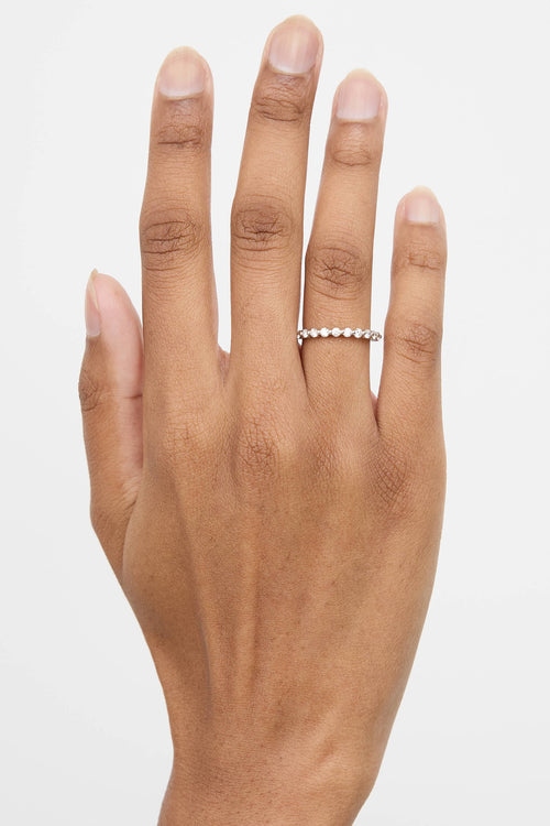 Noam Carver 18K White Gold Diamond Band Ring