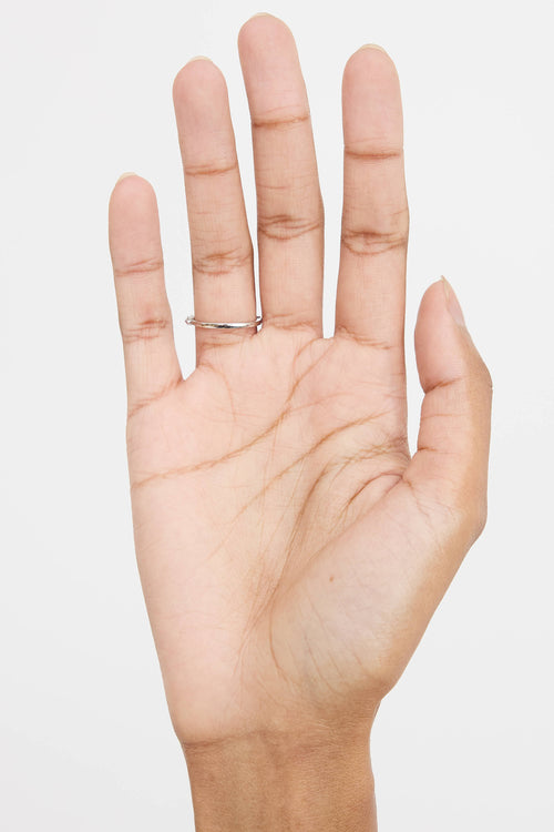 Noam Carver 18K White Gold Diamond Band Ring