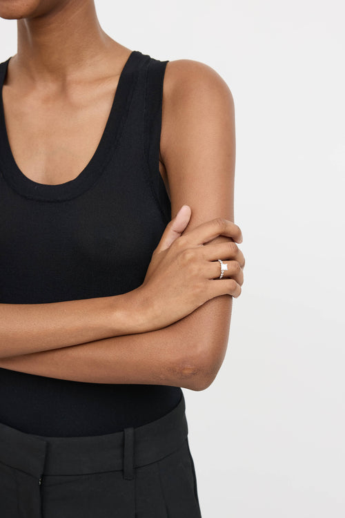 Noam Carver 18K White Gold Diamond Ring