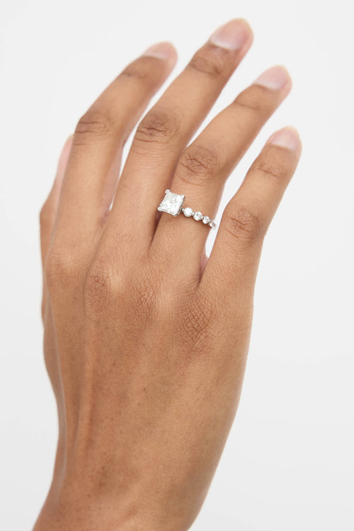 Noam Carver 18K White Gold Diamond Ring