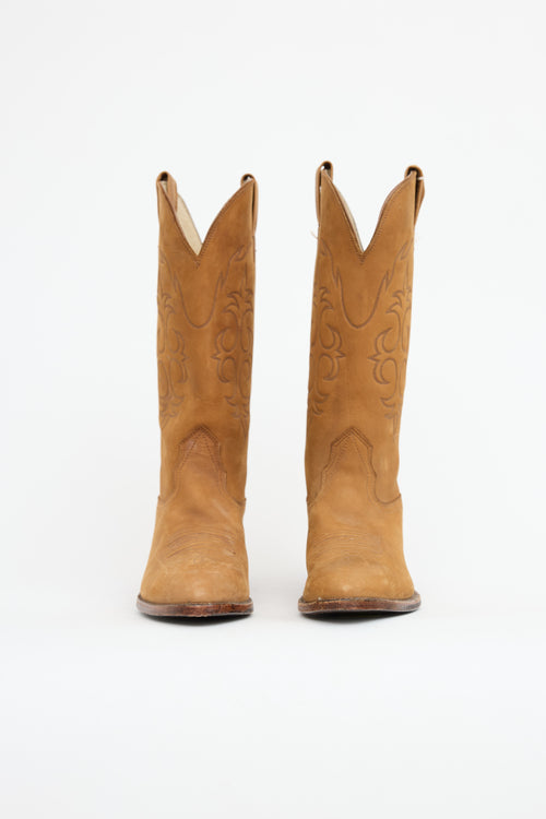  Suede Cowboy Boot