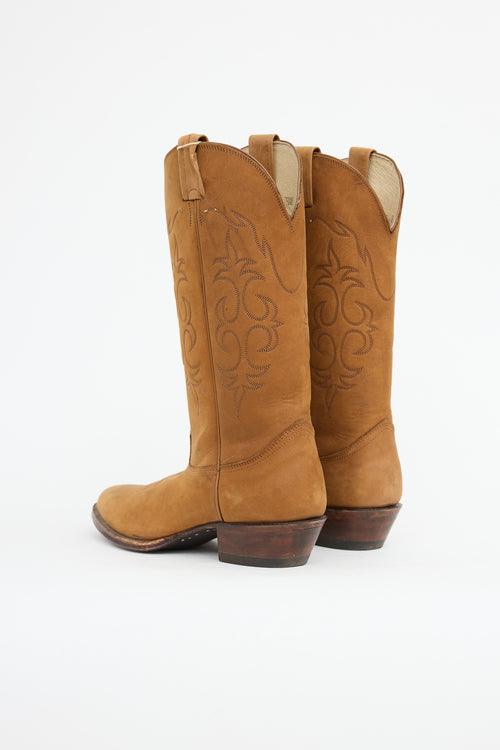  Suede Cowboy Boot