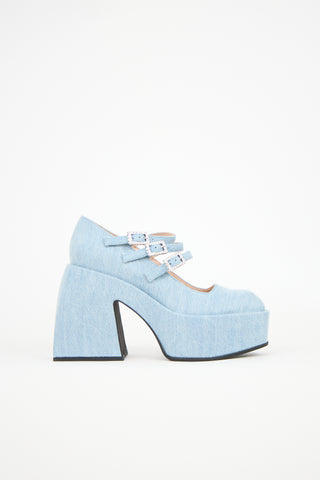 Nodaleto Denim Bulla Marietta Heel