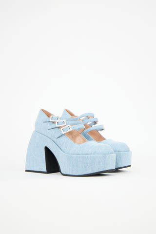 Nodaleto Denim Bulla Marietta Heel