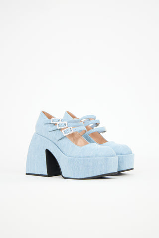Nodaleto Denim Bulla Marietta Heel