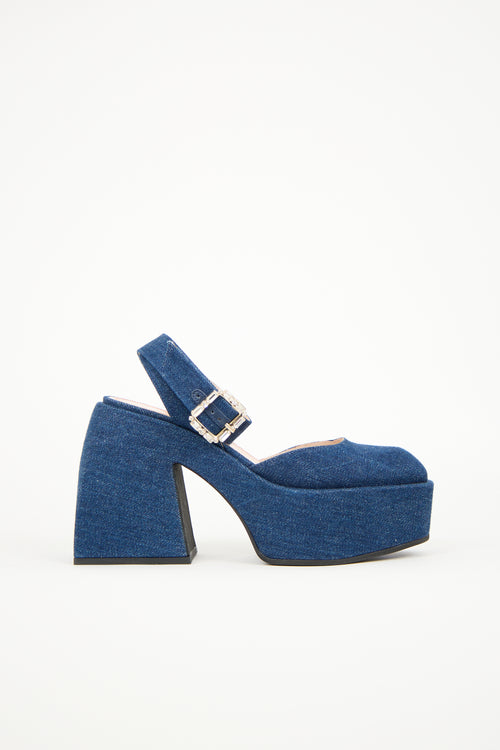 Nodaleto Denim Bulla Sofia Heel