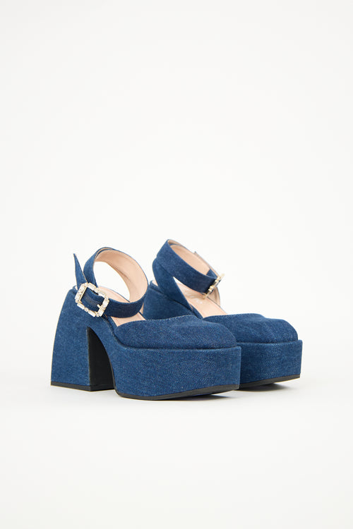 Nodaleto Denim Bulla Sofia Heel