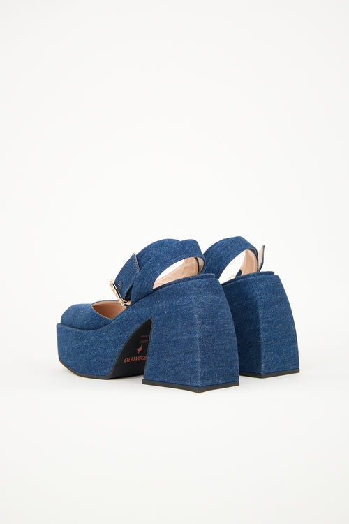 Nodaleto Denim Bulla Sofia Heel