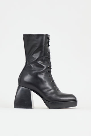 Nodaleto Leather Bulla Lace Up Boot