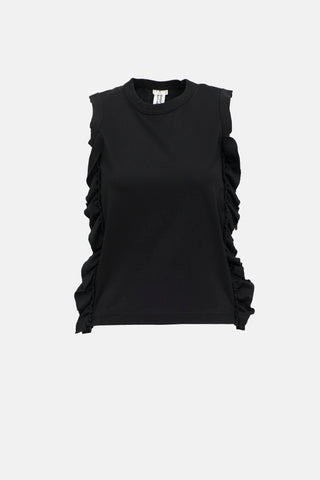 Noir Kei Ninomiya Ruffle Sleeveless Top