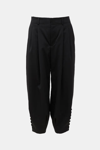 Noir Kei Ninomiya Wool Buttoned Cuff Trouser