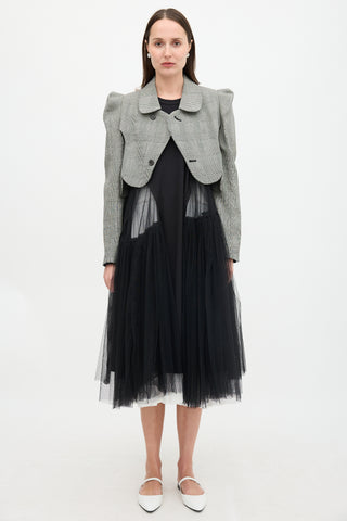 Noir Kei Ninomiya FW 2022 Wool Check Jacket