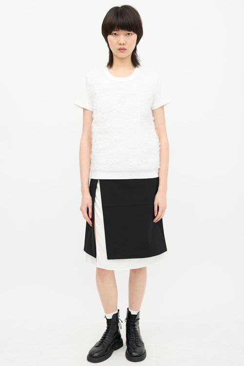 Noir Kei Ninomiya Floral Embroidered T-Shirt