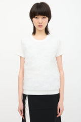 Noir Kei Ninomiya Floral Embroidered T-Shirt
