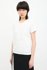 Noir Kei Ninomiya Floral Embroidered T-Shirt