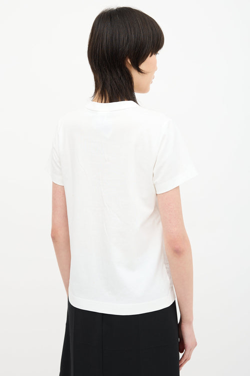 Noir Kei Ninomiya Floral Embroidered T-Shirt