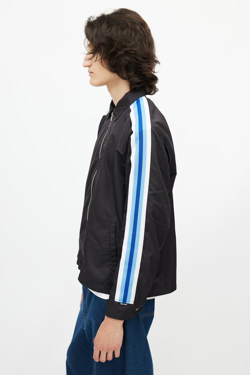 Noon Goons Black & Multicolour Stripe Jacket