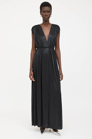 Norma Kamali Gathered Athena Gown