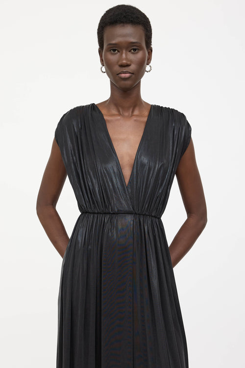 Norma Kamali Gathered Athena Gown