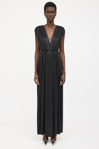 Norma Kamali Gathered Athena Gown
