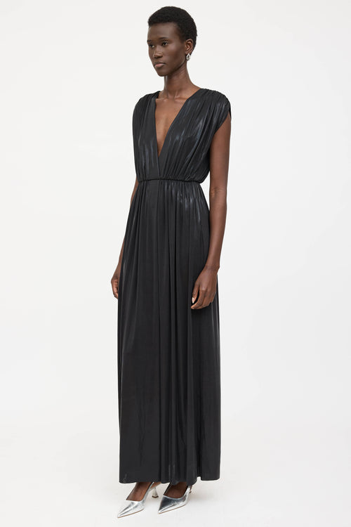 Norma Kamali Gathered Athena Gown