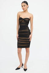 Norma Kamali Mesh Walter Dress