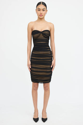 Norma Kamali Mesh Walter Dress