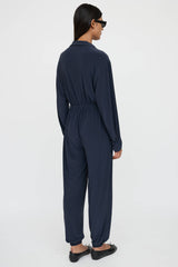 Norma Kamali Cinched Cargo Jumpsuit