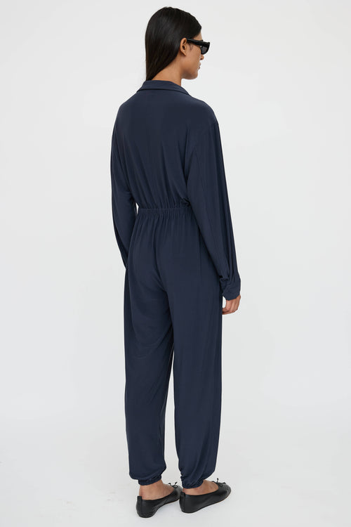 Norma Kamali Cinched Cargo Jumpsuit
