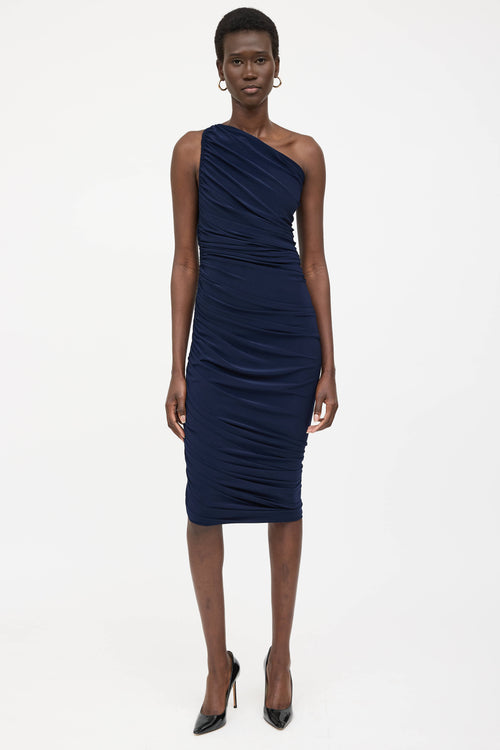 Norma Kamali Ruched Diana Dress