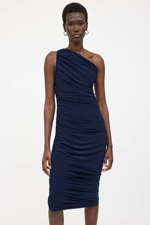 Norma Kamali Ruched Diana Dress