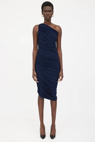 Norma Kamali Ruched Diana Dress