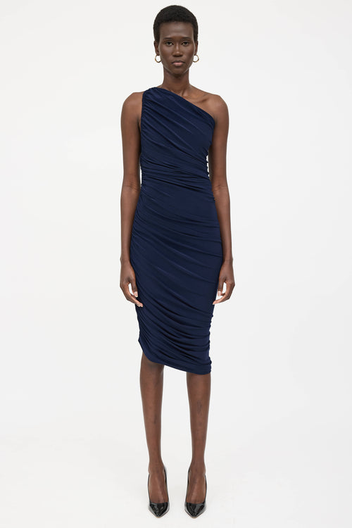 Norma Kamali Ruched Diana Dress