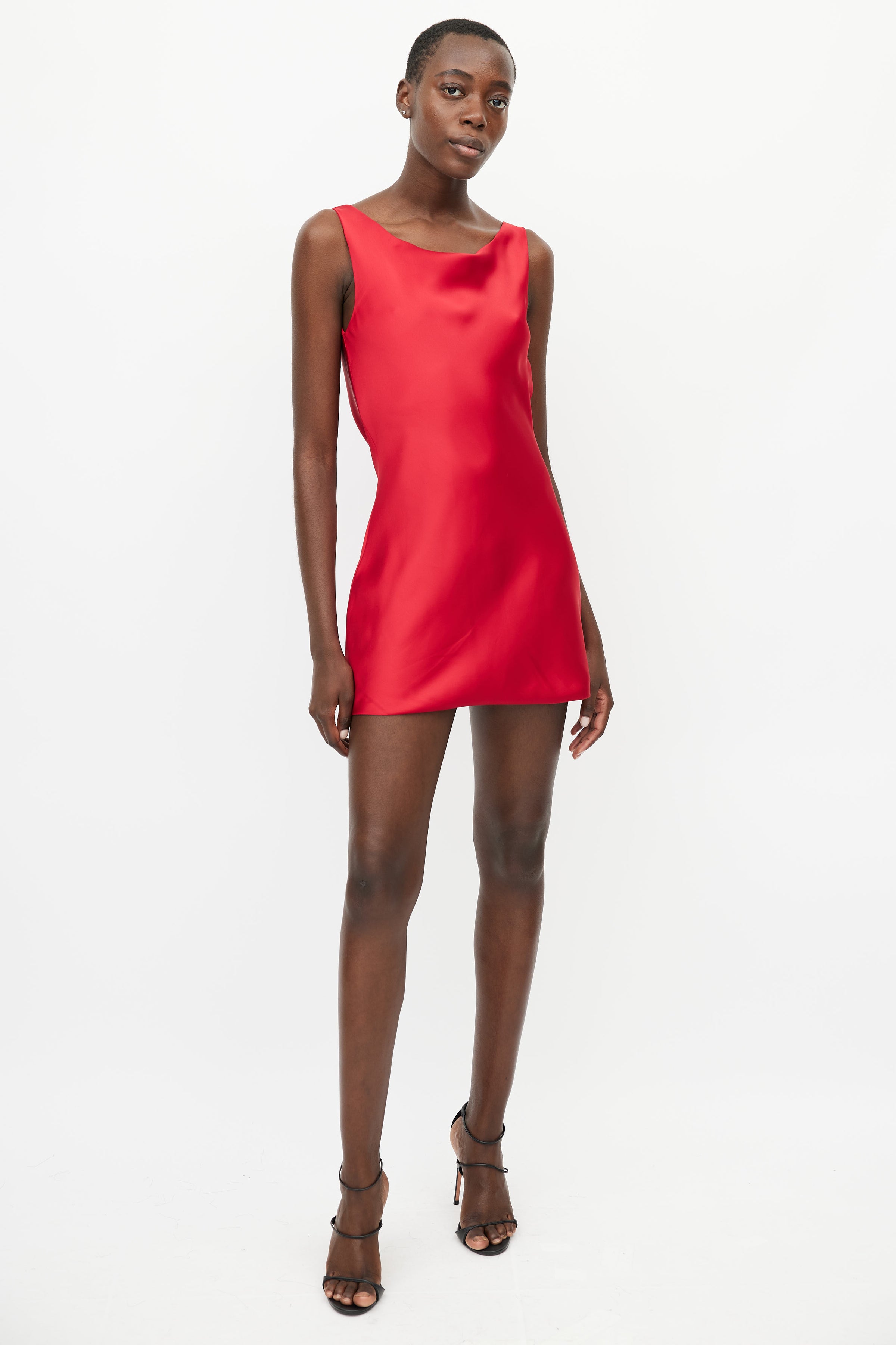 Norma Kamali // Red Satin Mini Dress – VSP Consignment Norma Kamali // Red Satin Mini Dress – VSP Consignment