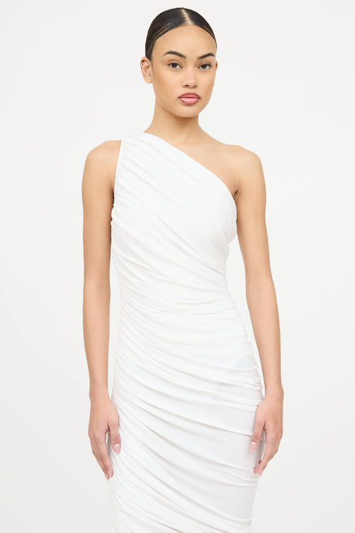 Norma Kamali Ruched Diana Dress
