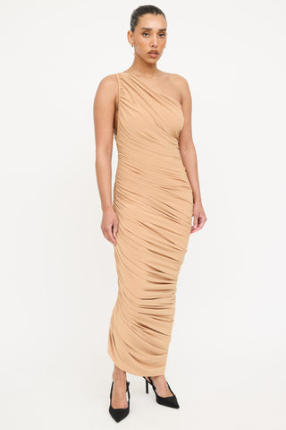 Norma Kamali Ruched Diana Dress