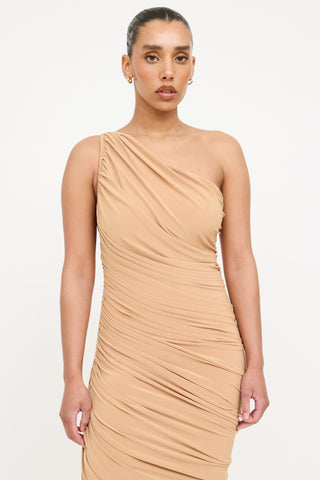 Norma Kamali Ruched Diana Dress